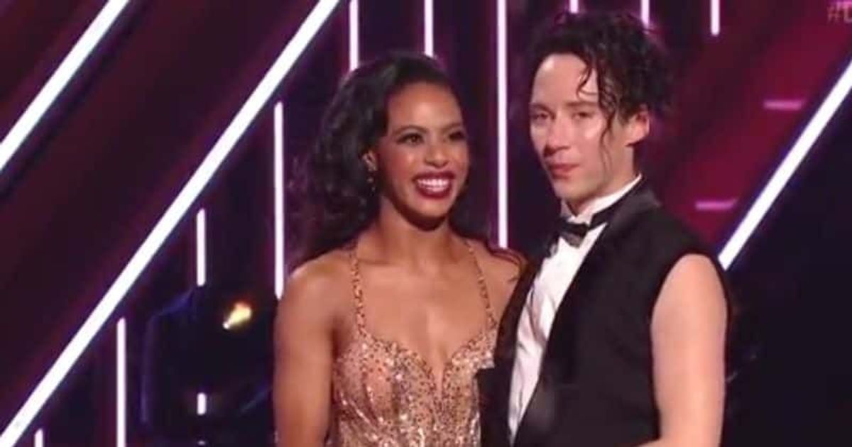 Johnny Weir and Britt Stewart (ABC)