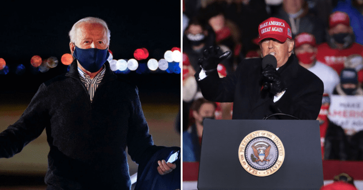 Trump wants physical fight with Joe Biden whose 'legs have got thin' after ex-VP threatened to beat POTUS up
