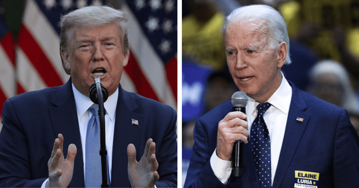 President Donald Trump and Joe Biden (Getty Images)