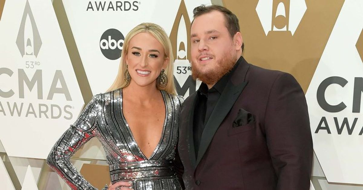 Luke Combs with Nicole Hocking (Getty Images)