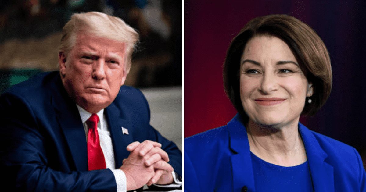 Amy Klobuchar slams Trump for demanding larger stimulus checks, Internet calls her 'out of touch with reality'