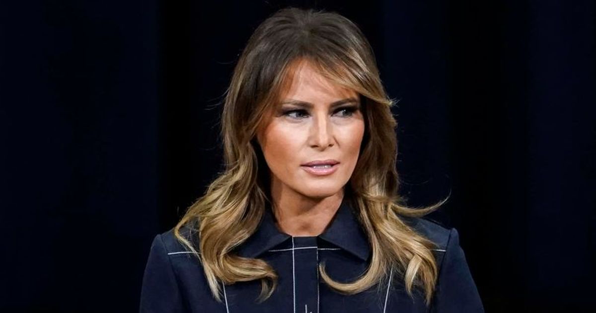 Former First Lady Melania Trump speaks at the National Opioid Summit at the US Department of Justice on March 6, 2020, in Washington, DC (Getty Images)