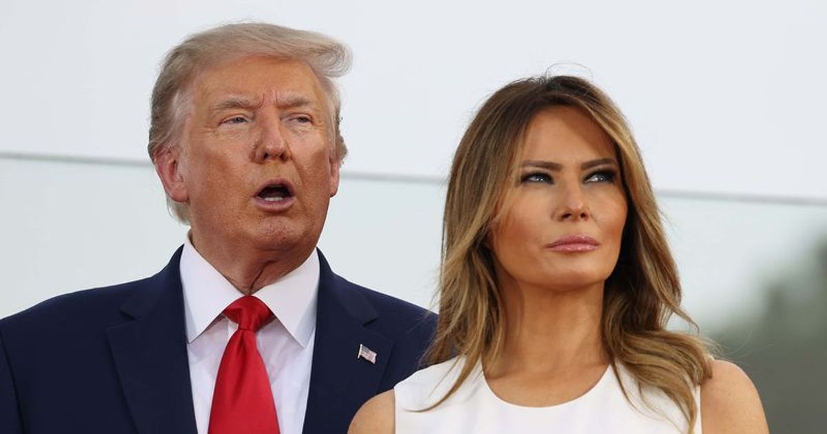Melania Trump joins Donald for Valentine's Day dinner amid divorce rumors but doesn't pose for photos together