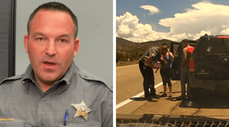 Hero Santa Fe County deputy saves girl, 1, from choking on a Cheeto in viral dashcam video