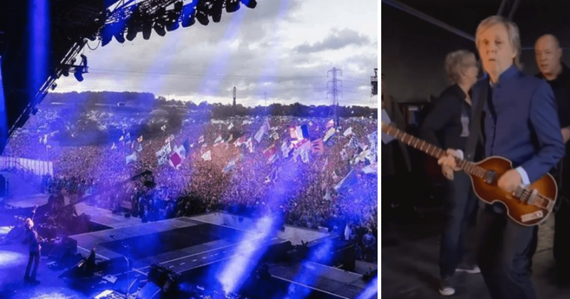 'Take a bow Paul': Paul McCartney's DUET with John Lennon leaves Glastonbury awestruck
