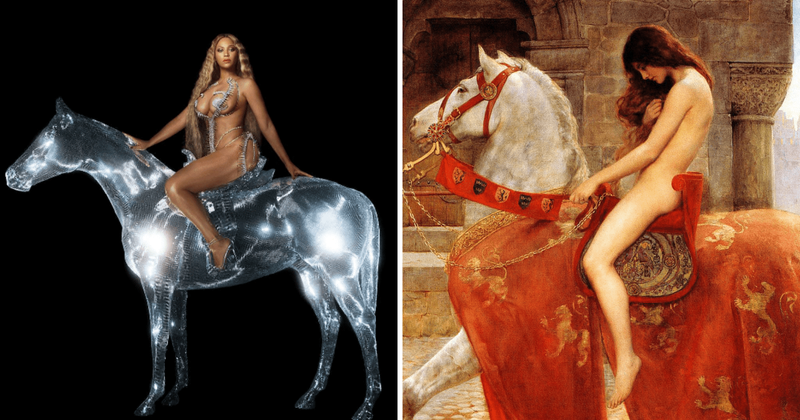 Beyonce's 'RENAISSANCE' cover channels Lady Godiva painting as Megan Thee Stallion says 'Good Lord'