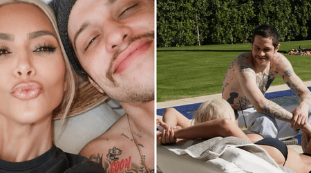 Kim Kardashian and Pete Davidson shower together as duo’s intimate pics surface online