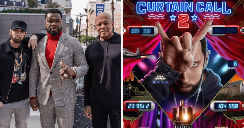 ‘Curtain Call 2’: Eminem surprises fans with ‘Rap God’ remix and new single with 50 Cent, Dr Dre