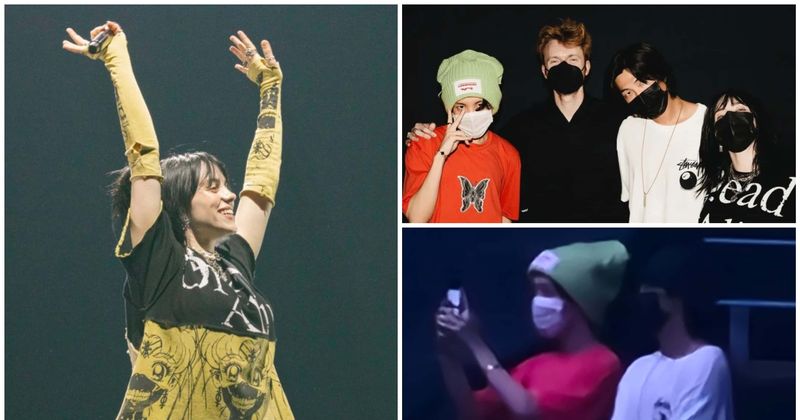 BTS RM and J-Hope have the 'time of their lives' at Billie Eilish concert