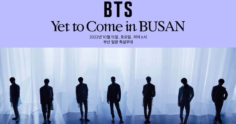 What to expect from BTS' FREE concert? Boy band's Yet To Come in Busan show slated for October