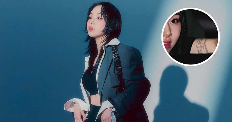 Did TWICE's Chaeyoung get a tattoo of BOOBS? K-pop fans say 'an icon'