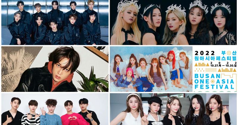 '2022 Busan One Asia Festival': Dates, Where to Stream, and Lineup including EXO Kai, AB6IX, and Le Sserafim