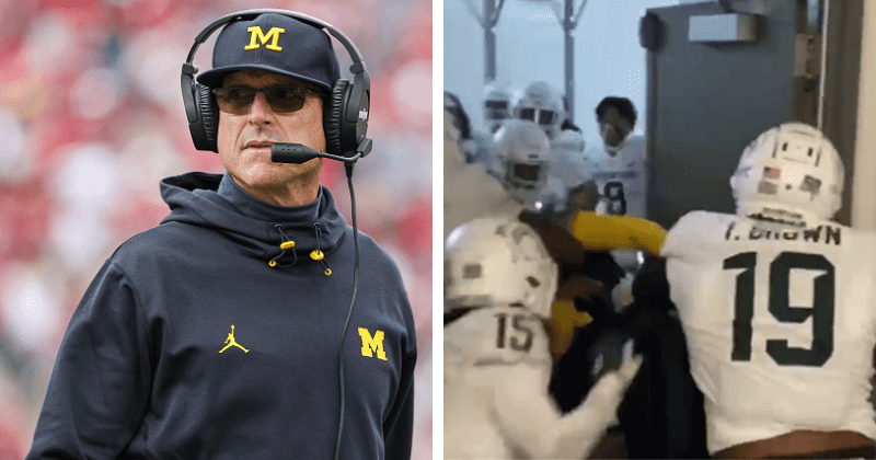 'Full wrath of the law': Wolverines coach wants CRIMINAL CHARGES against Spartans' players after brawl 
