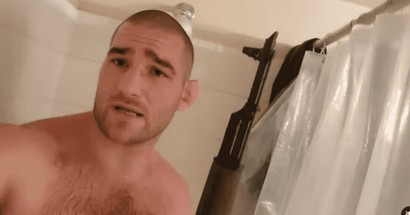 'She likes to be dirty, but not that dirty':  Sean Strickland slammed for showering with AK-47