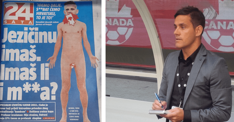 'But do you have the b***s?' Newspaper trolls Canadian coach John Herdman over 'F*** Croatia' jibe