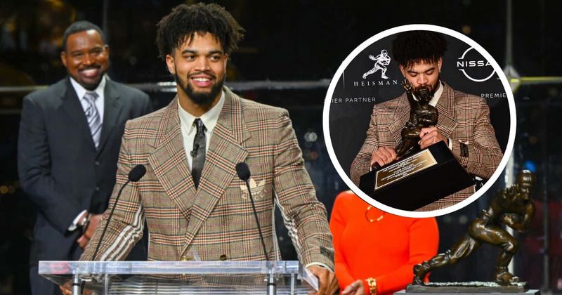 'Weakest winner of all time': Internet slams USC QB Caleb Williams after he wins 2022 Heisman Trophy
