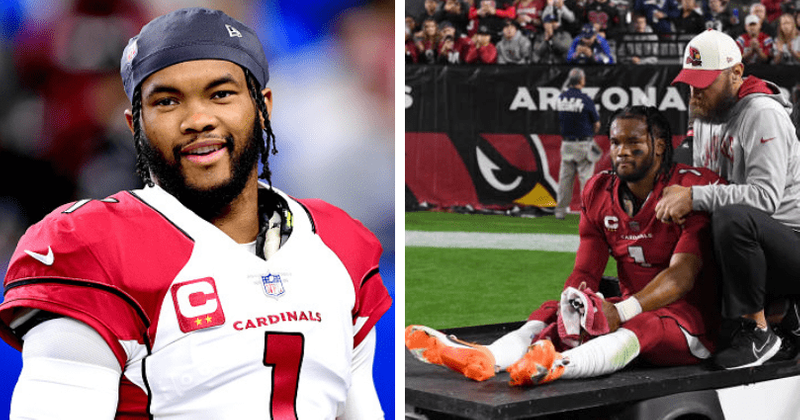 What happened to Kyler Murray? Fans concerned as Cardinals QB carted off field for non-contact injury