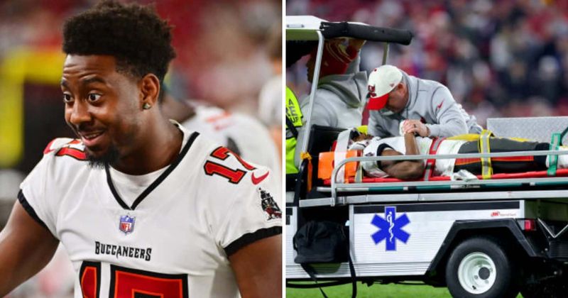Is Russell Gage OK? Buccaneers wide receiver rushed off field after struggling to get up following a hit