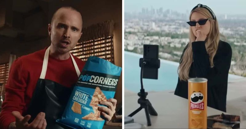 From Aaron Paul's PopCorners to Meghan Trainor's Pringles, Super Bowl LVII celeb ads you can't miss