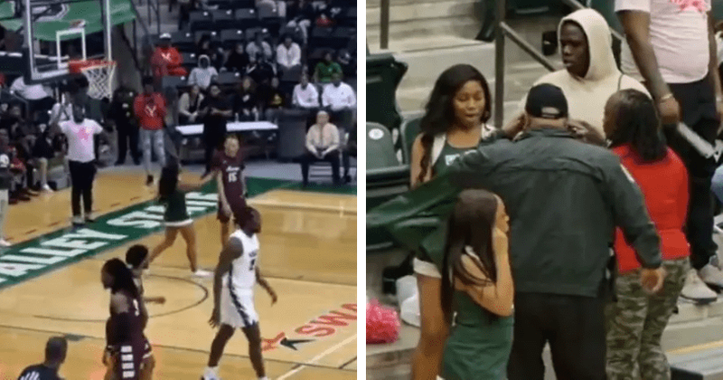 Cheerleader sacked for shoving Alabama A&M player Dailin Smith during MVSU-Alabama A&M game