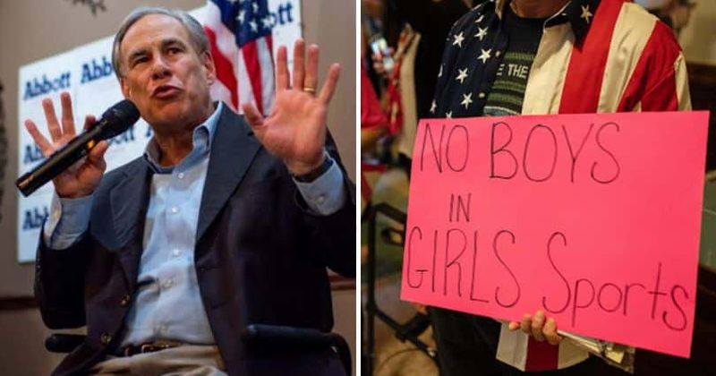 Governor Greg Abbott vows to ban trans athletes from competing against women in Texas college sports