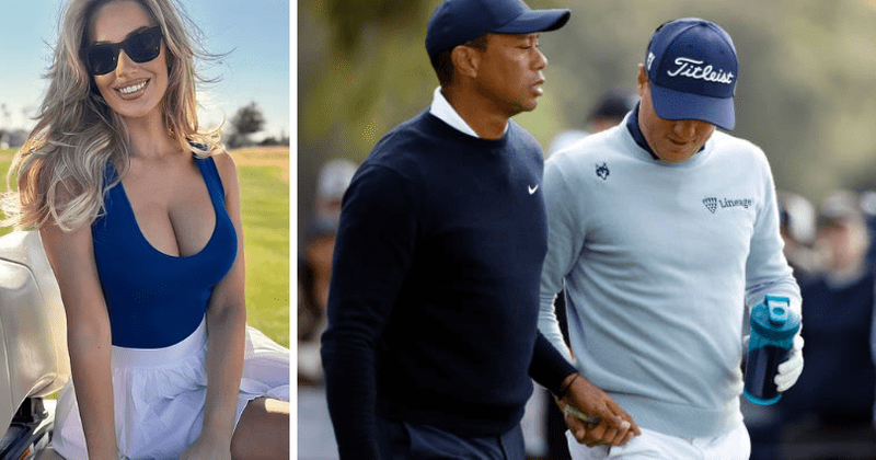 Paige Spiranac jumps to Tiger Woods' defense amid backlash over tampon prank, says 'it's funny'