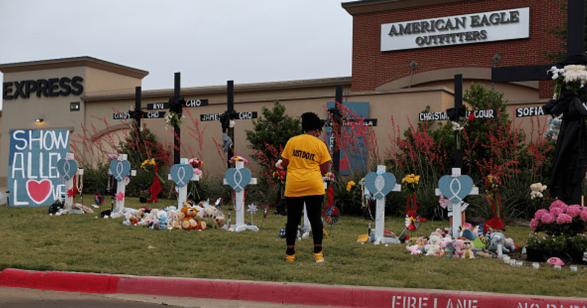 Nine people, including the attacker, were shot dead in the Texas mall shooting (Joe Raedle/Getty Images)