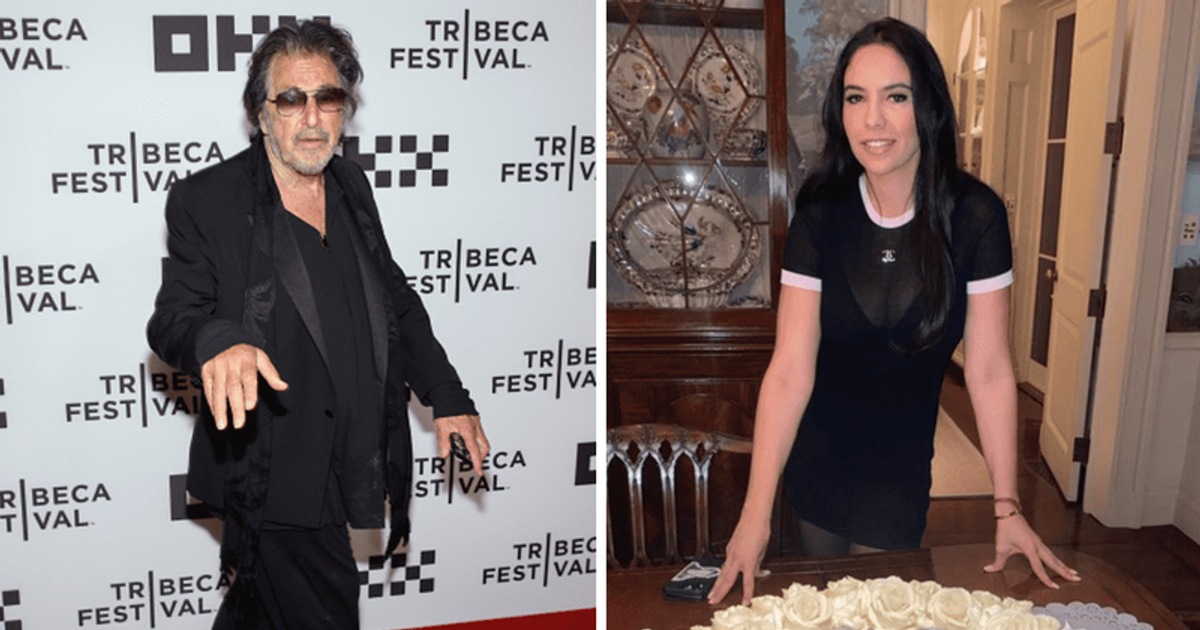 There were several speculations claiming Al Pacino was not excited to know his girlfriend Noor Alfallah is expecting (Dimitrios Kambouris/Getty Images, nooralfallah/Instagram)