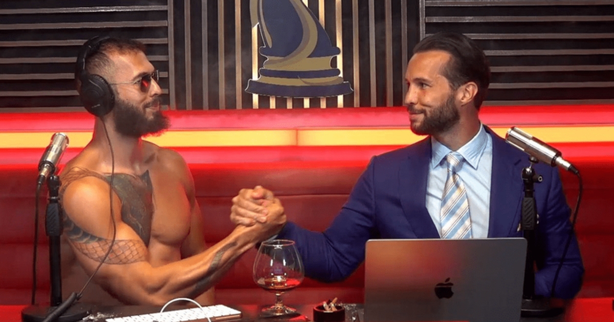 Andrew Tate and Tristan Tate's live stream 'Emergency Meeting' was a huge success on Rumble (@therealworld/Twitter)