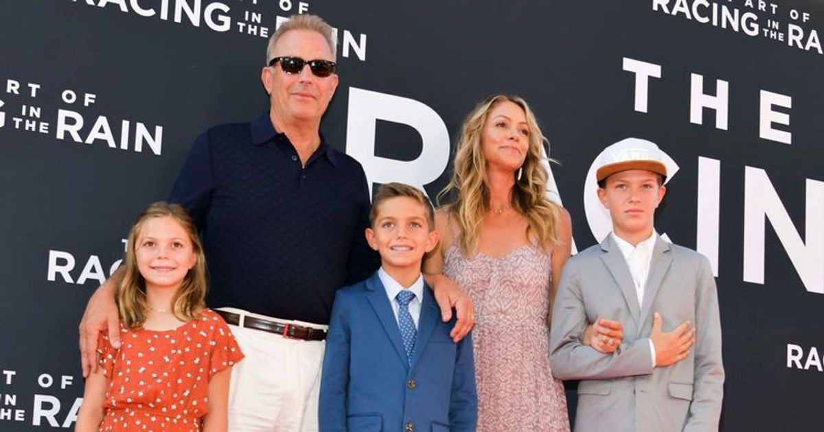 Kevin Costner and Christine Baumgartner share three children, Cayden, Hayes, and Grace (Rodin Eckenroth/Getty Images)