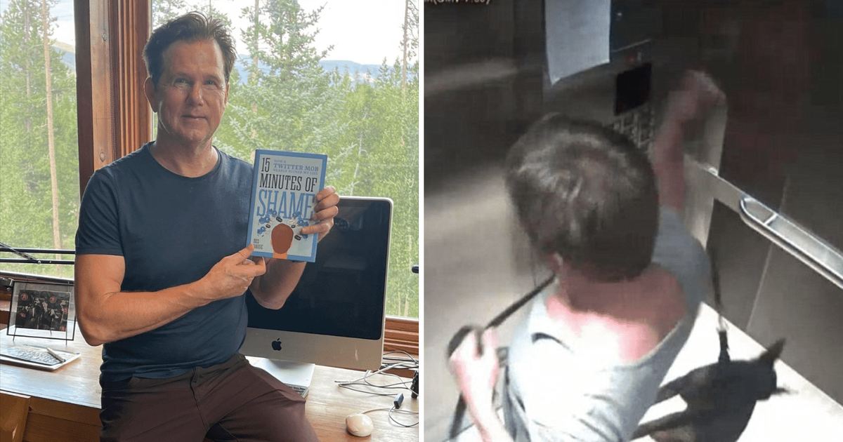 Des Hague: Puppy-kicker food firm CEO moans after being fired for cruel act in elevator