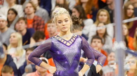 Olivia Dunne stuns fans as she flaunts flexibility and impeccable moves while performing split leap