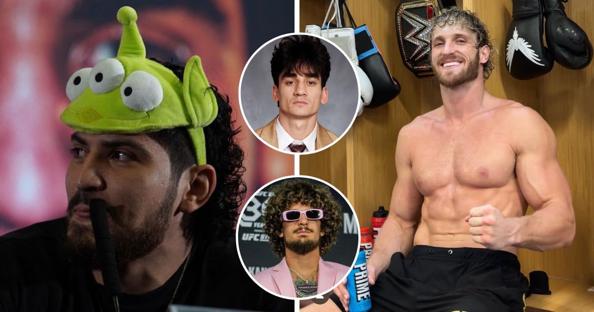 Dillon Danis and Logan Paul faced each other for a boxing match on October 14, 2023 (@dillondanis, @sugasean, @blessedmma, @loganpaul/Instagram)