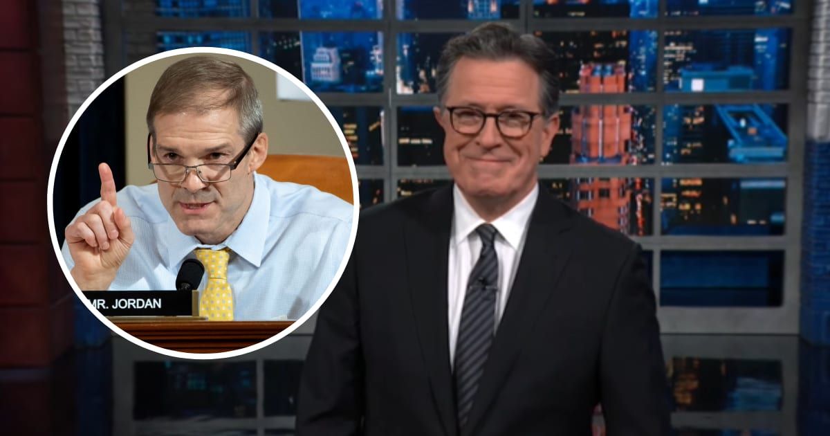 Internet says 'funny and true' as Stephen Colbert calls Jim Jordan 'Speaker of nothing' in biting takedown