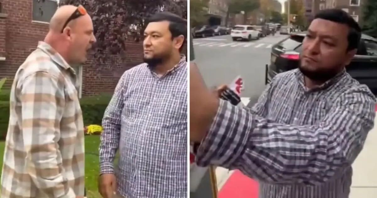 Who is Paulie? Furious NYC construction worker confronts Queens man caught tearing down posters of Israeli hostages held by Hamas