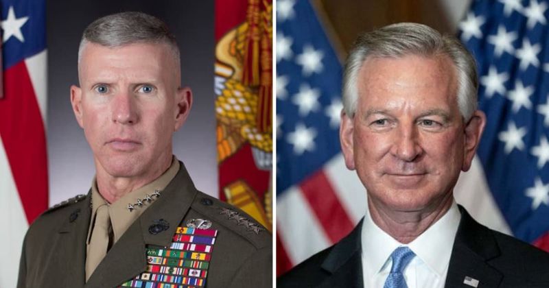 Internet slams Tommy Tuberville's comparison of Marine commandant Eric Smith's long work hours to football coaching
