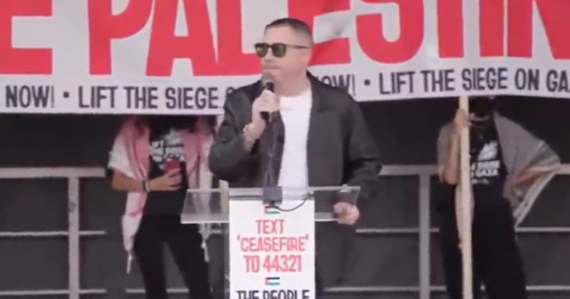 What is Macklemore's real name? Rapper sets Internet alight with speech at 'Free Palestine' protest