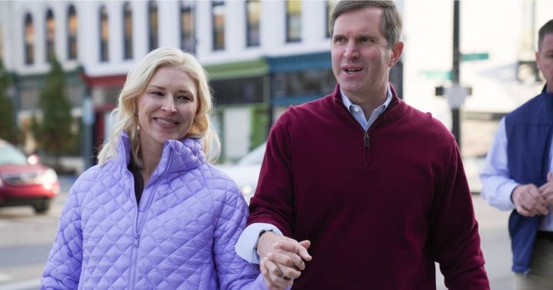 Who is Andy Beshear's wife? Democratic governor wins re-election in Kentucky after defeating Republican AG Daniel Cameron