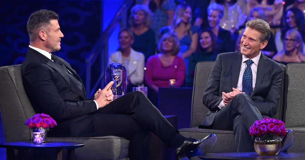 Gerry Turner catches up with his ex on first ever 'The Golden Bachelor' 'Women Tell All' (ABC/JohnFleenor)