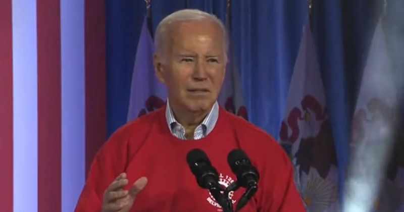 'His reflexes were on 100': Internet impressed as Biden jokes 'it wasn't me' as someone fell during speech