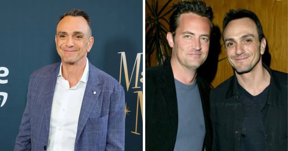 Hank Azaria unveils poignant details from Matthew Perry's funeral, which was a tear-filled and somber affair (Getty Images, @hankazaria/Instagram)