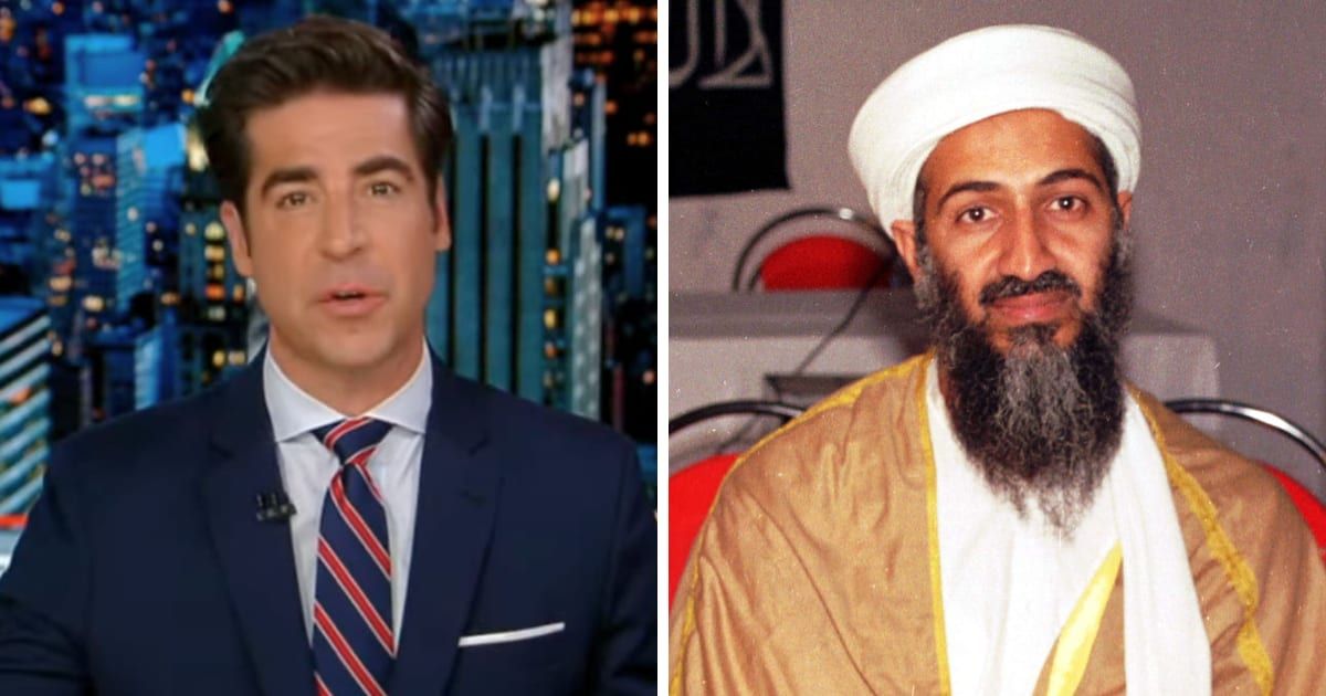 Fox News host Jesse Watters' report on people 'sympathizing' with Osama bin Laden and his 'Letter to America' appalls the Internet (Fox News, Getty Images)