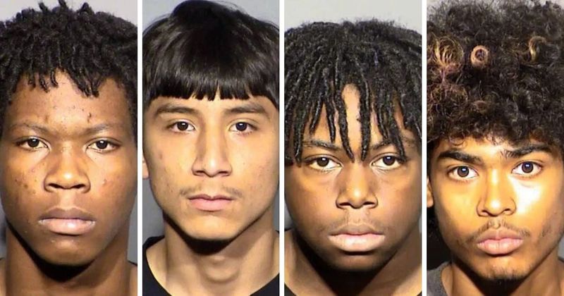 Internet slams parents of Las Vegas teens accused of killing Jonathan Lewis as four are charged with second-degree murder