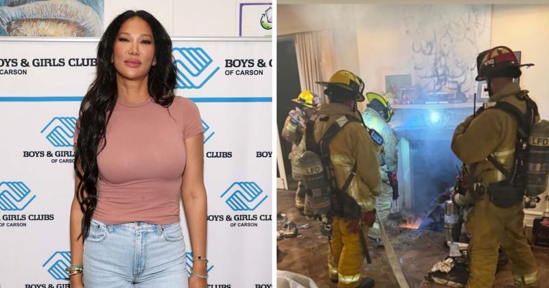 Model Kimora Lee Simmons thanks fire department for saving her family after flames engulf home