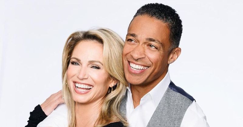 Former ‘GMA’ stars Amy Robach and TJ Holmes take a morning jog in California ahead of their podcast together