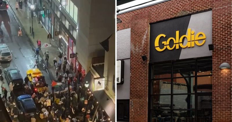 Antisemitic mob screaming 'we charge you with genocide' outside Jewish-owned Philly store sparks outrage