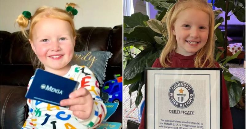 Isla McNabb: Kentucky toddler who learned to read at age 2 becomes youngest female member of Mensa