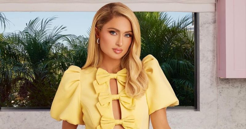 'Not a baby in sight': Internet raises eyebrows as Paris Hilton skips her children from Christmas snaps 