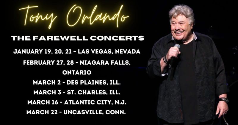 Tony Orlando's coming home, he's done his time: Fans get yellow ribbons ready as singer ends 51-year Vegas residency
