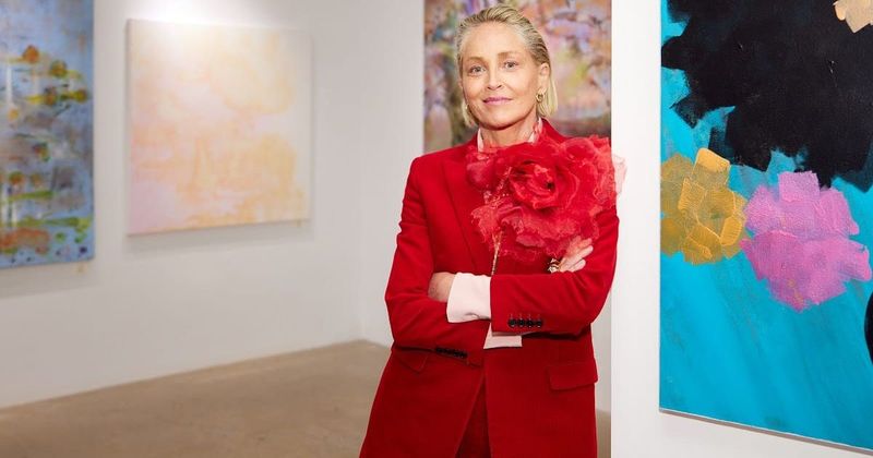 An Artist's Instinct: Exhibition of Sharon Stone's art 'Welcome to My Garden' extended till February 20
